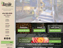 Tablet Screenshot of bayside-gardencenter.com